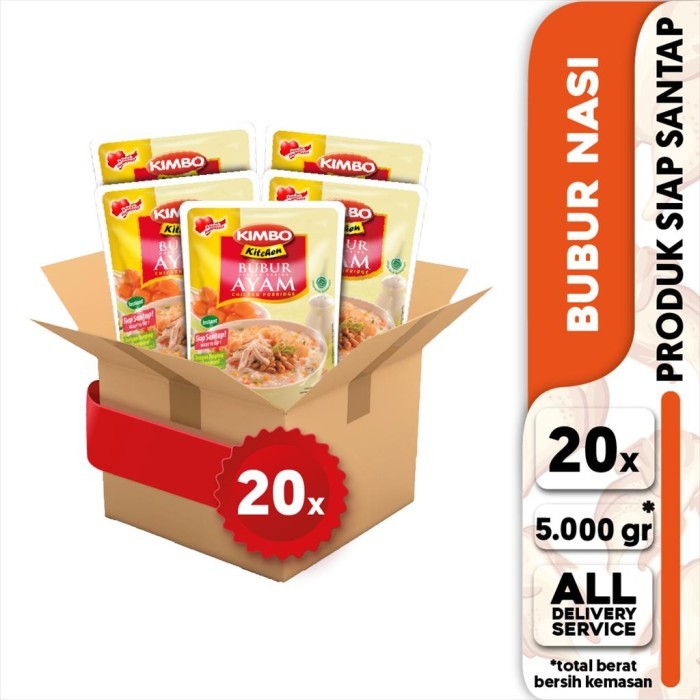 

PROMO! Kimbo Kitchen Bubur Ayam 1 Box [Paket 37]