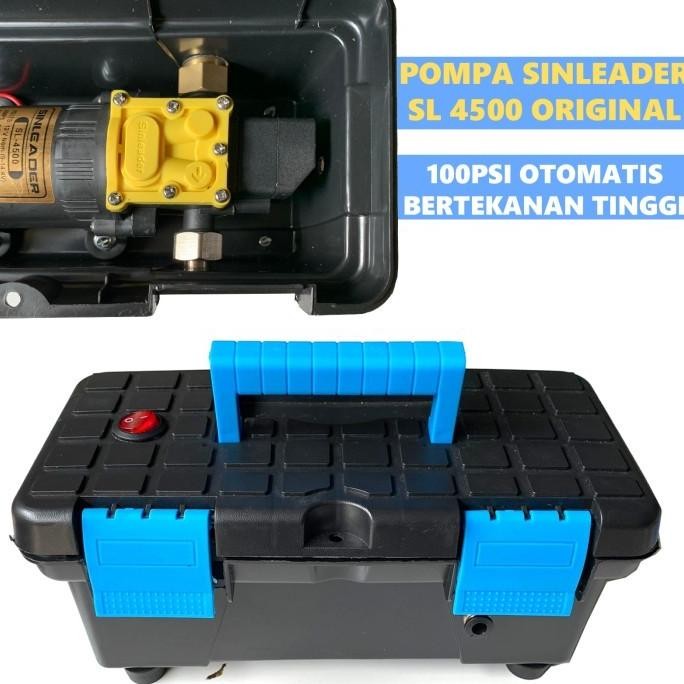 Paket Set Alat Mesin Pompa Box Mini Untuk Cuci Motor Mobil Ac Portable Original Dan Terpercaya