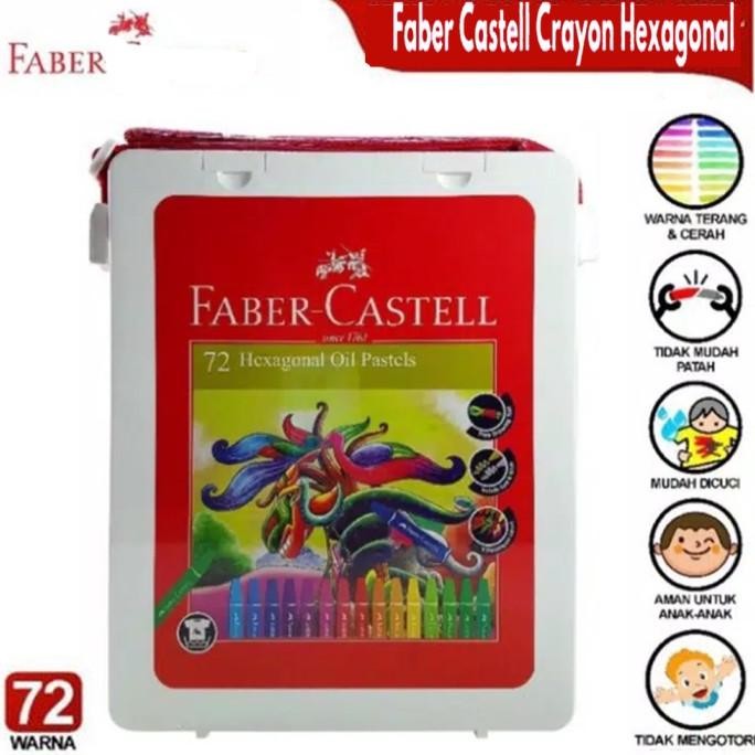 

Terlaris Crayon Faber Castell Hexagonal 72 Warna Ready Stok