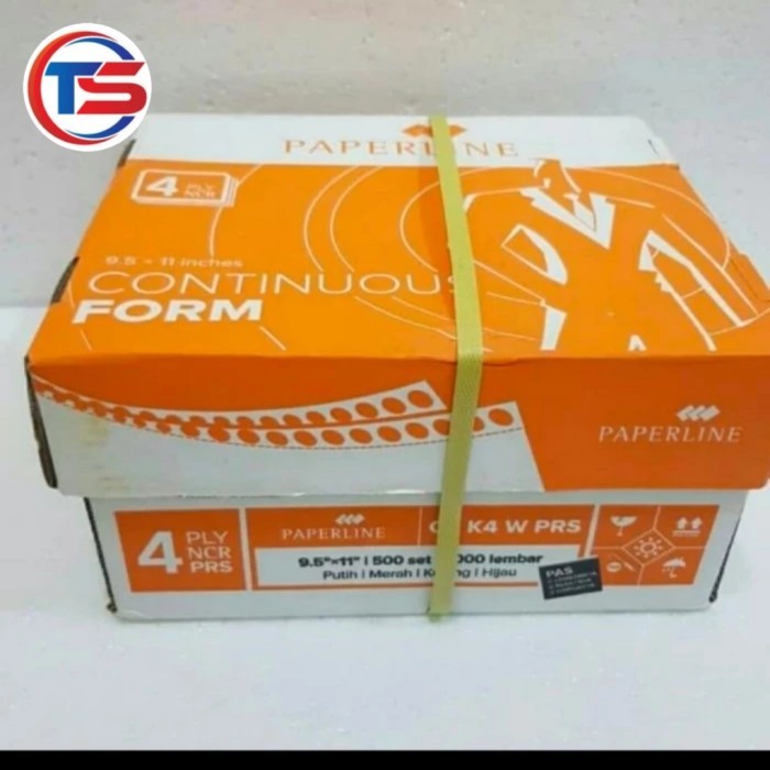 

continuous form 4 ply NCR 9,511 isi full 50 set kertas komputer