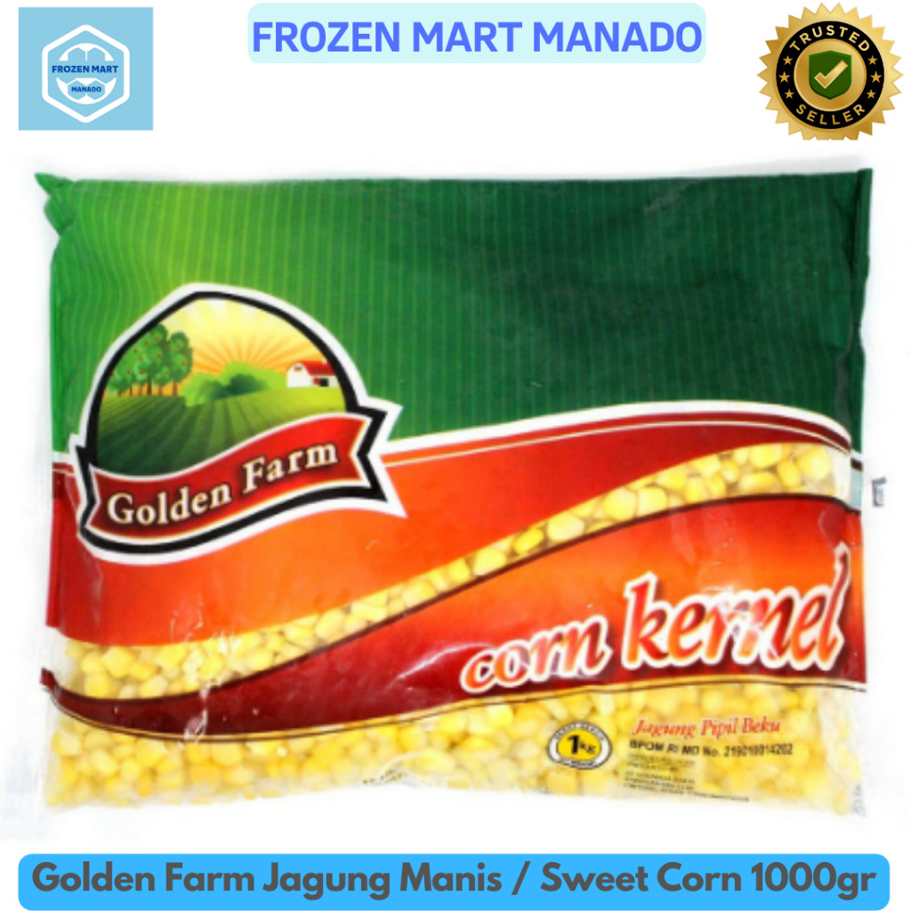 

Golden Farm Jagung Manis Sweet Corn 1000gr - Frozen Mart Manado (Frozen Food Manado)