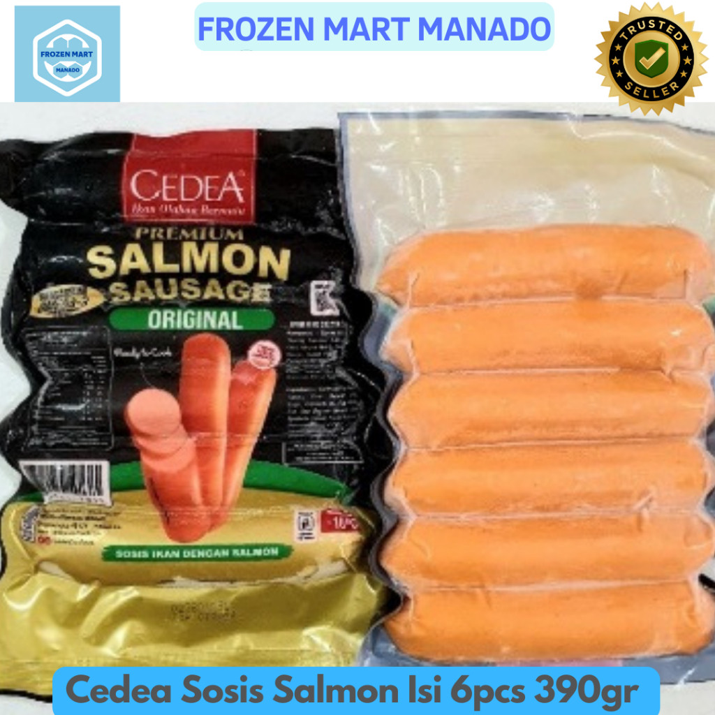 

Cedea Sosis Salmon Isi 6pcs 390gr - Frozen Mart Manado (Frozen Food Manado)