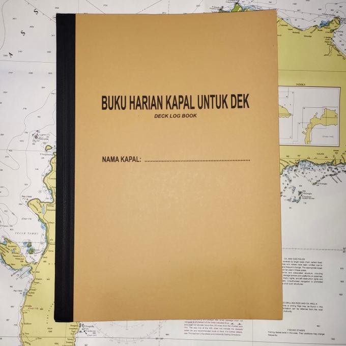 Buku Harian Kapal Untuk Dek / Deck Log Book / Buku Jurnal Deck L67J