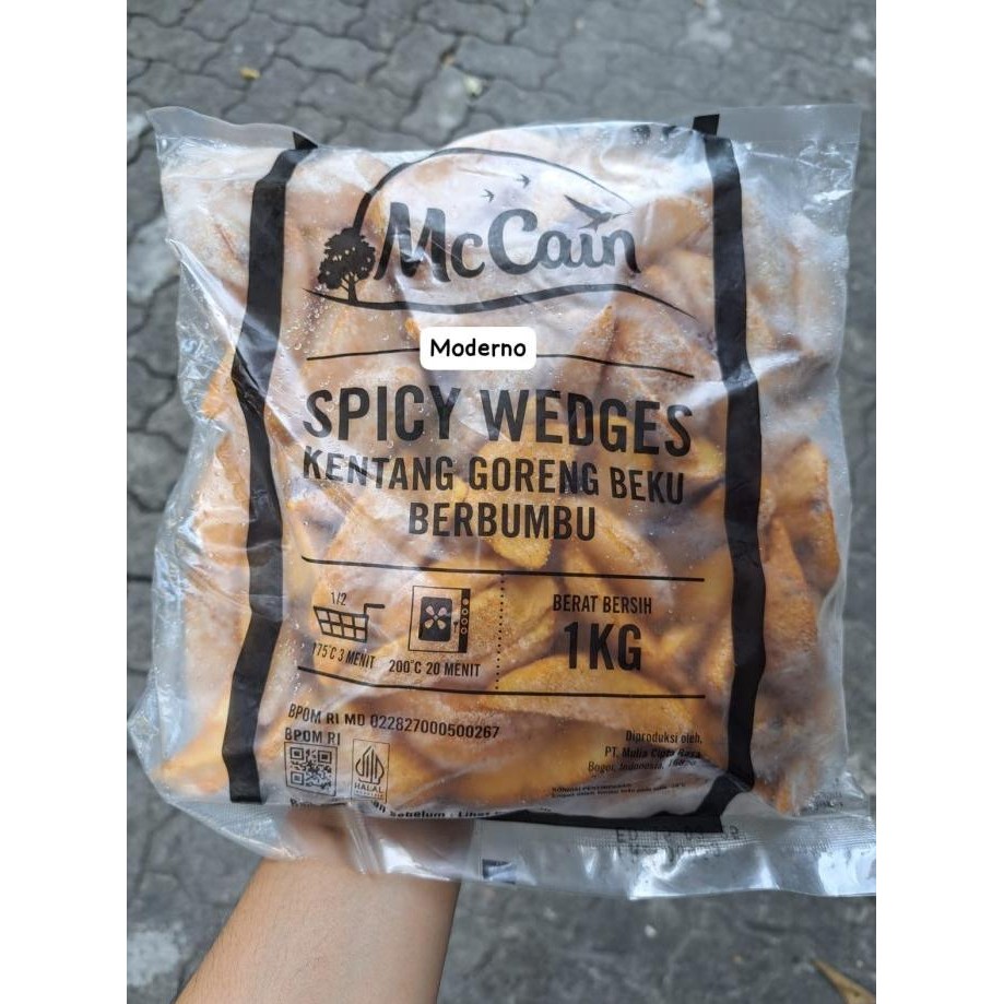 

Kentang Mccain Spicy Wedges 1 Kg Original