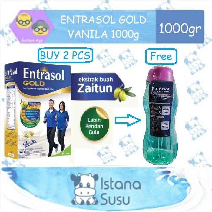 

TERLARIS ENTRASOL GOLD VANILA 1000GR MURAH!!! MURAH