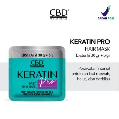 Cbd Hair Mask Sachet - Masker Rambut Cbd Original Terbaru 100% Original