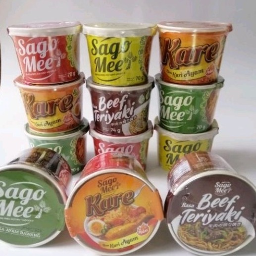 

TERLARIS PAKET 12 CUP MIE INSTAN SAGOMEE BOLEH PILIH VARIAN GLUTEN FREE NOODLE DIET GULA MURAH!!!