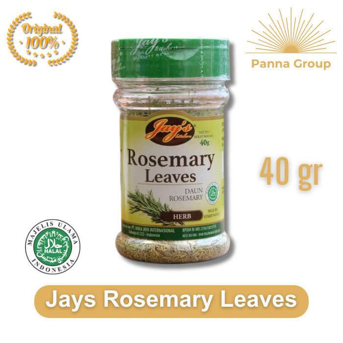 

Jay's Rosemary Leaves / Jay's Kitchen Herbs Rosemary / Daun Rosemary Kering Jays