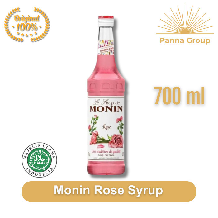 

Monin Rose Syrup 700 ml / Monin Rose 70 cl / Sirup Mawar Monin