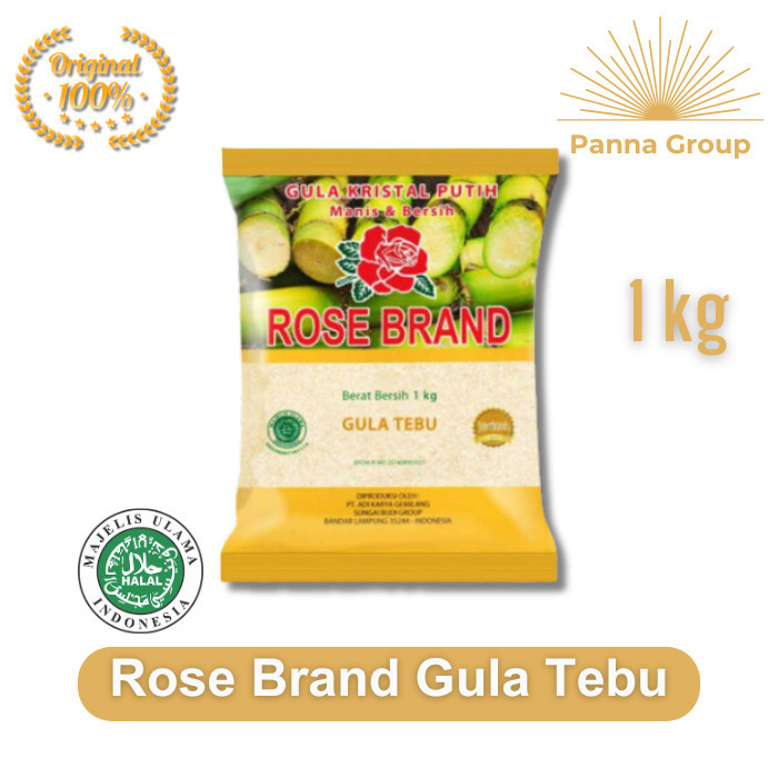 

Rose Brand Gula Tebu / Gula Pasir / Gula Pasir 1 kg / Rose Brand Gula Pasir Kuning