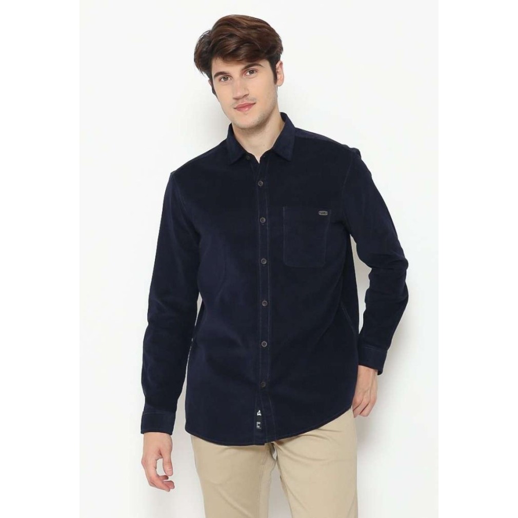 Kemeja Corduroy pria Lois Jeans Original KLL493