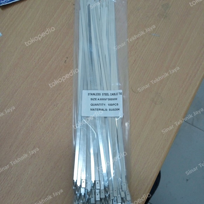 

Cable ties stainless 4.6 x 300mm ss304
