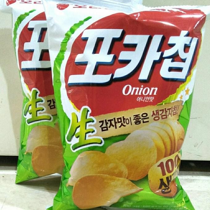 

Orion Pocachip Onion 66Gr / Keripik Kentang Rasa Bawang Original