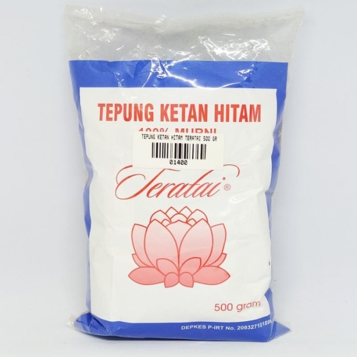 

TERLARIS TEPUNG KETAN HITAM MURNI CAP TERATAI 500GR MURAH!!! MURAH