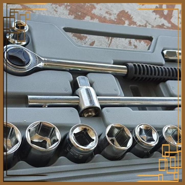 [RJT] KUNCI SOK ATS PRO SOCKET WRENCH SET 25PC