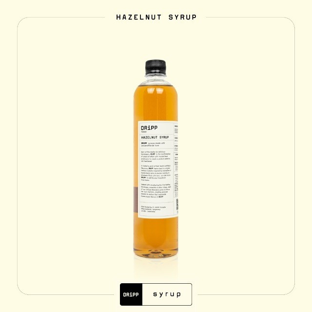 

TERLARIS DRIPP HAZELNUT SYRUP - PERASA MINUMAN BERBENTUK SIRUP HAZELNUT UNTUK HORECA MURAH!!! MURAH