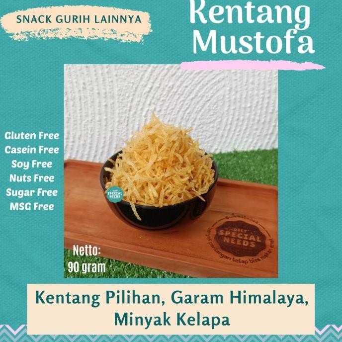 

Kentang Mustofa Renyah Non Msg Dgn Garam Himalaya Coconut Oil Original