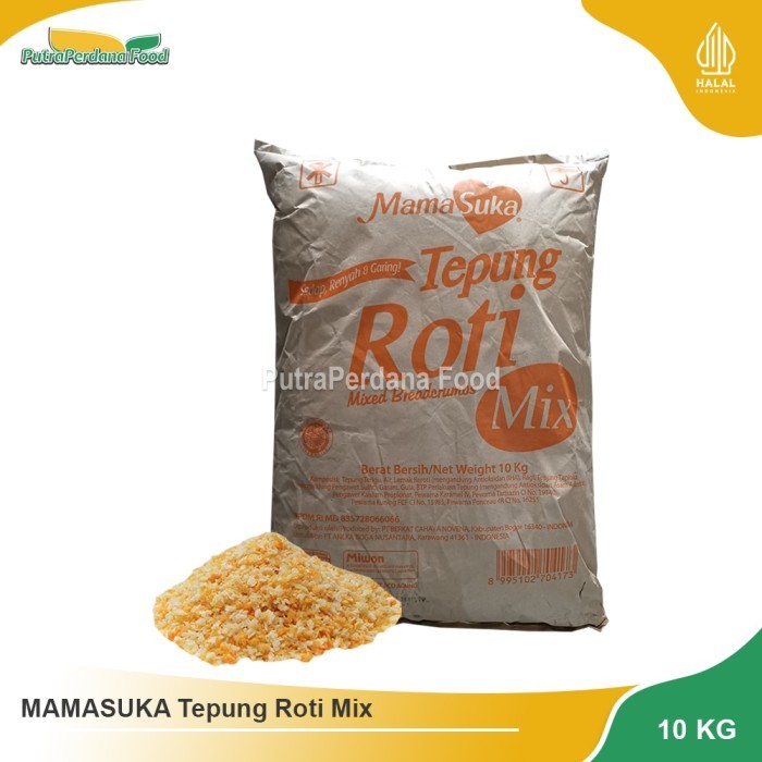 TERLARIS MAMASUKA TEPUNG ROTI/PANIR MIX 10KG MURAH MURAH
