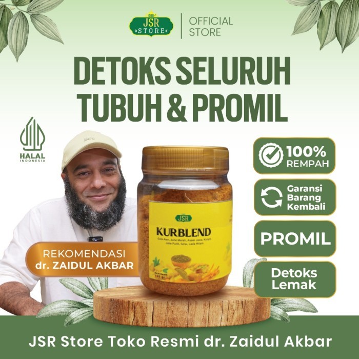 

TERLARIS KURBLEND JSR DR ZAIDUL AKBAR DETOKS LEMAK IMUNITAS TUBUH - 100GRAM MURAH!!! MURAH