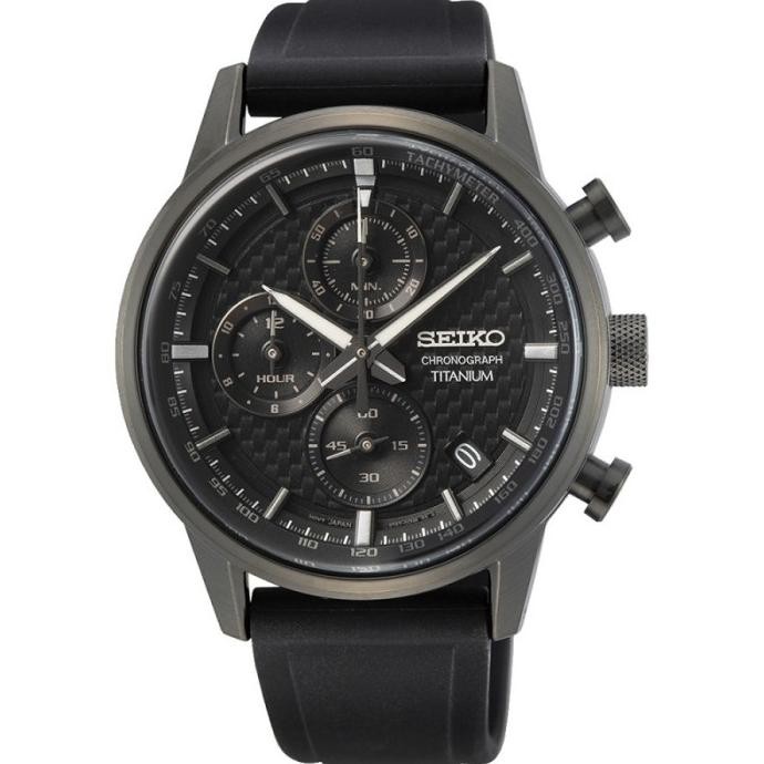 Promo Seiko Man Chronograph Titanium Ssb393P1 Ssb393