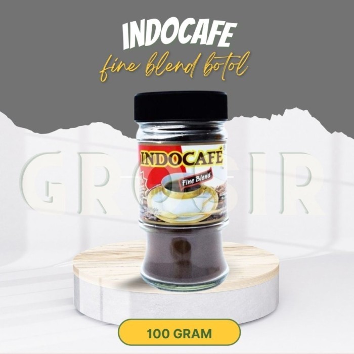 

TERLARIS KOPI HITAM BUBUK HALUS / COFFEE CAFE / KOPI INDOCAFE / INDOCAFE FINE BLEND / KEMASAN BOTOL