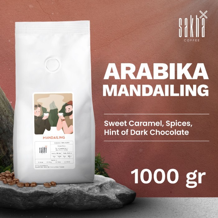 

TERLARIS BIJI KOPI BUBUK ARABIKA MANDAILING MANDHELING ARABICA COFFEE ROAST BEANS ROASTERY 1KG