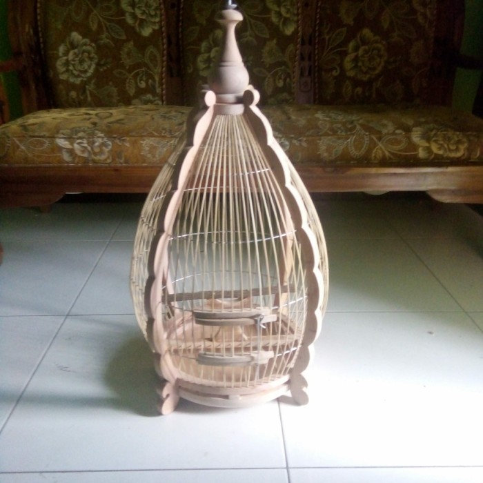 Sangkar Perkutut Model Cendol Mentah (Blm Finishing Politur)