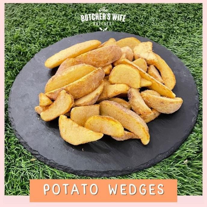 

Potato Wedges Frozen / Kentang Goreng / French Fries Wedges @500Gram Original