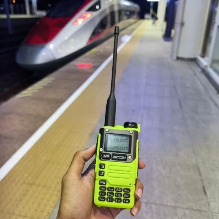 ht scom fc9 pro handy talky vhf uhf