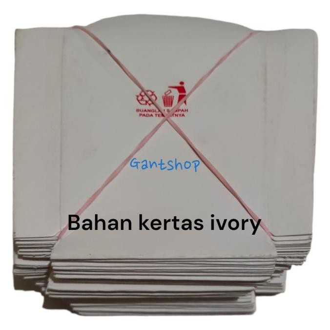 

Dus Kertas Kentang Goreng/French Fries Bahan Ivory Original