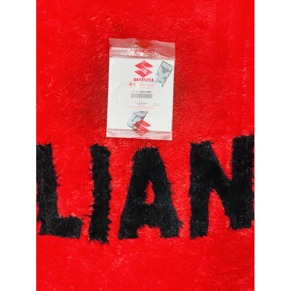 Stiker Logo Suzuki-Tp Gray Black Suzuki Satria Fu Injeksi Original Sga Termurah Langka