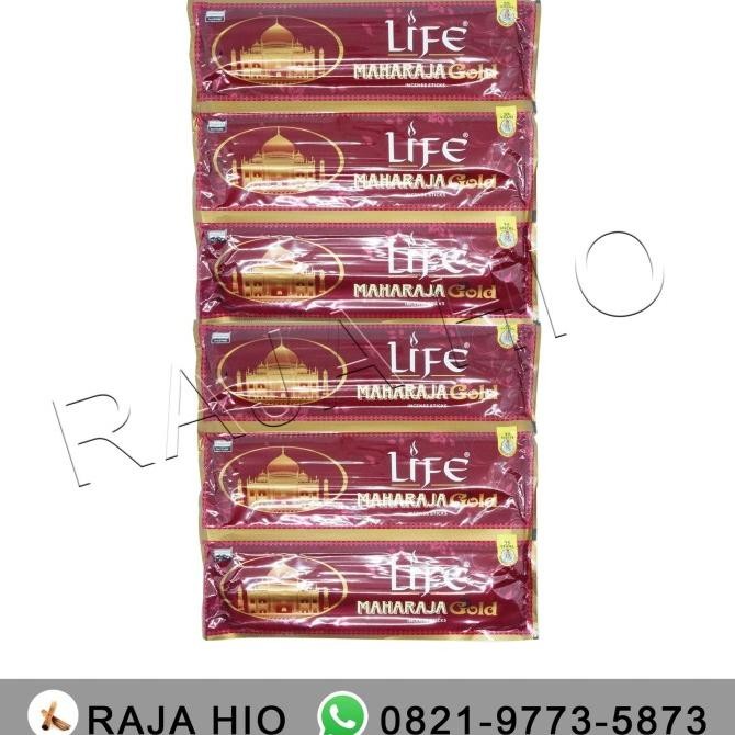 Produk Baru Hio Dupa Lidi Stick India Renceng Pouch Darshan Life Maharaja Gold