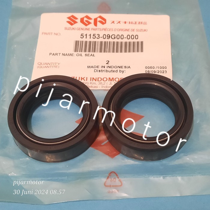 Sepasang As Seal Shock Depan Suzuki Rc 80 100 Bravo Sprinter Crystal New Shogun 110 Smash Termurah L