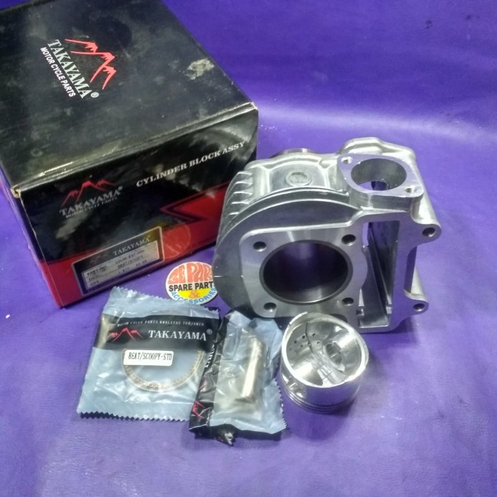 Blok Seher Beat Scoopy Spacy Karbu Plus Piston Kit Termurah Langka
