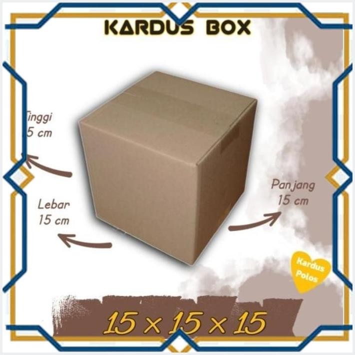 

[BAL] KARDUS BOX PACKING PAKET UKURAN 15X15X15 CM KOTAK KARTON DUS 15 X 15 X 15 CM PARFUME ACCESORIES PAKET ONLINE