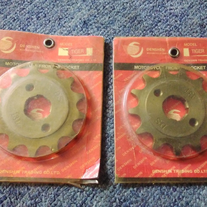 Gear Depan Tiger Lama Tiger Revo 520 - 13T Denshin Termurah Langka