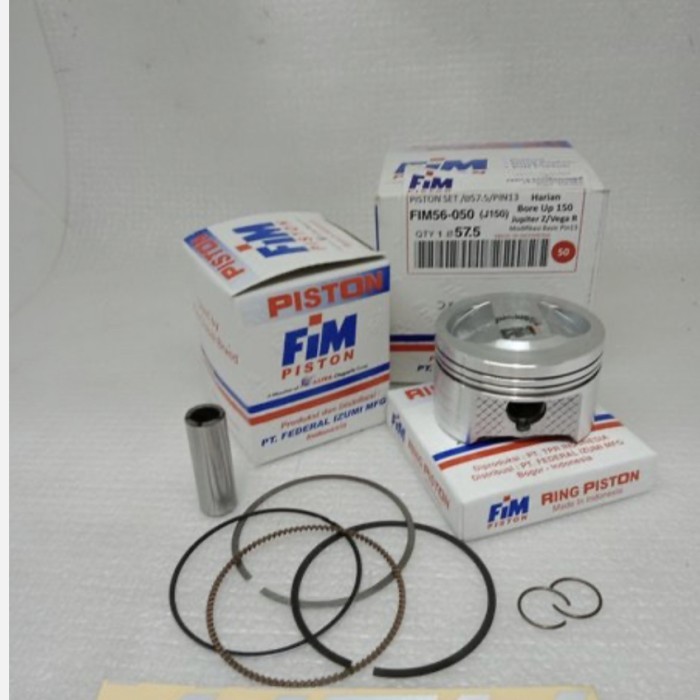Piston Kit Piston Fim 58.5 Jupiter Z Vega Z Vega R Bore Up Termurah Langka