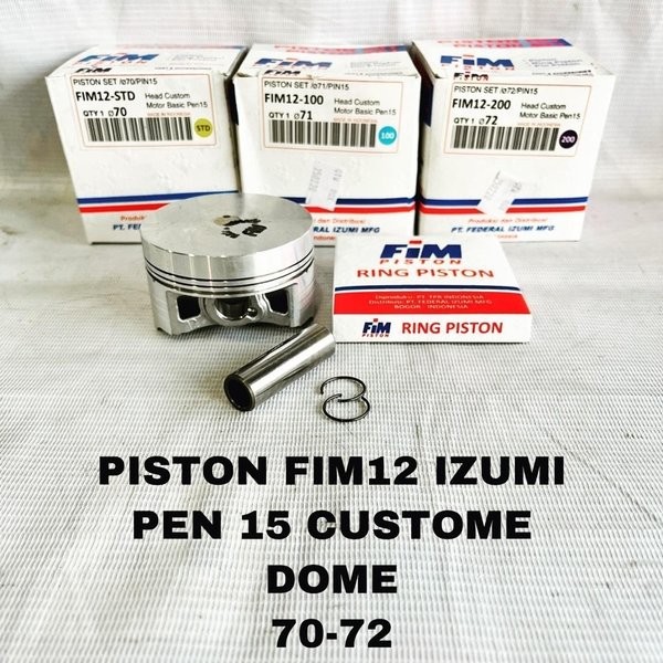 Original Piston Bore Up Fim Fim14 Pen 15 Bahan Mentah Diameter 73 74 75 76 73Mm 75Mm 74Mm 76Mm Moto1