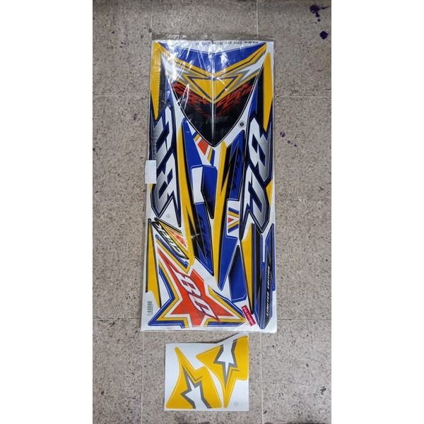 Original Impor Thailand Click Vario 110 Karbu 08 Nos Striping Stiker Full Set Bodi Livery Lis Body A