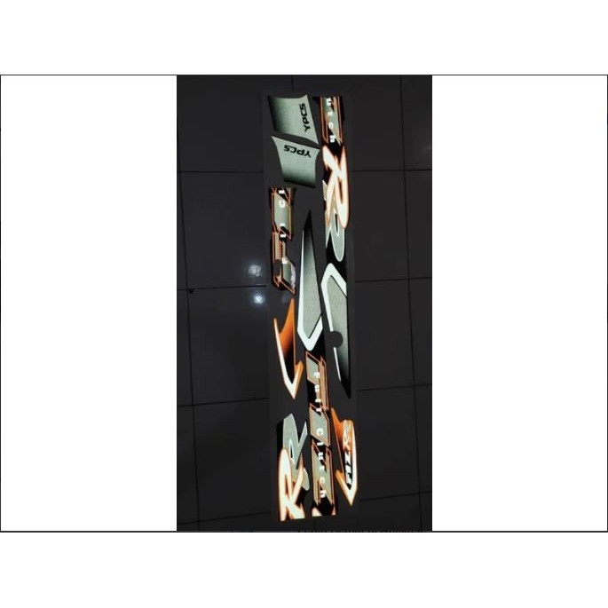 Striping Sticker Yamaha F1Zr 2002 2003 Orange Bahan 3M Copy Original Termurah Langka