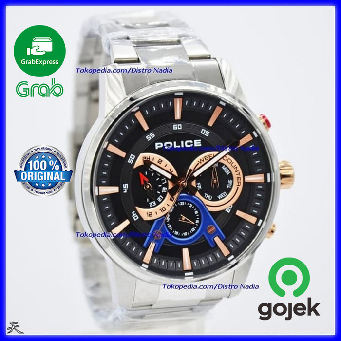 Baru Jam Tangan Police Pria / Jam Original Model P-14999Jsb-02