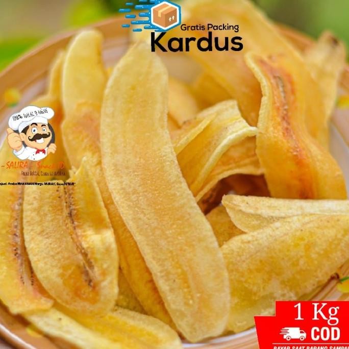 

TERBARU [1KG] KERIPIK PISANG ASIN GURIH ASLI / LANTAK CEMILAN KHAS DAERAH !!!!!