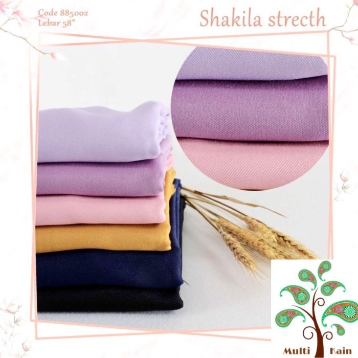 Multi Kain Shakila Shakila sakila sakilla stretch premium import