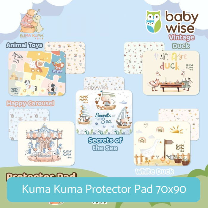 Kuma Kuma Protector Pad - Perlak Bayi Waterproof