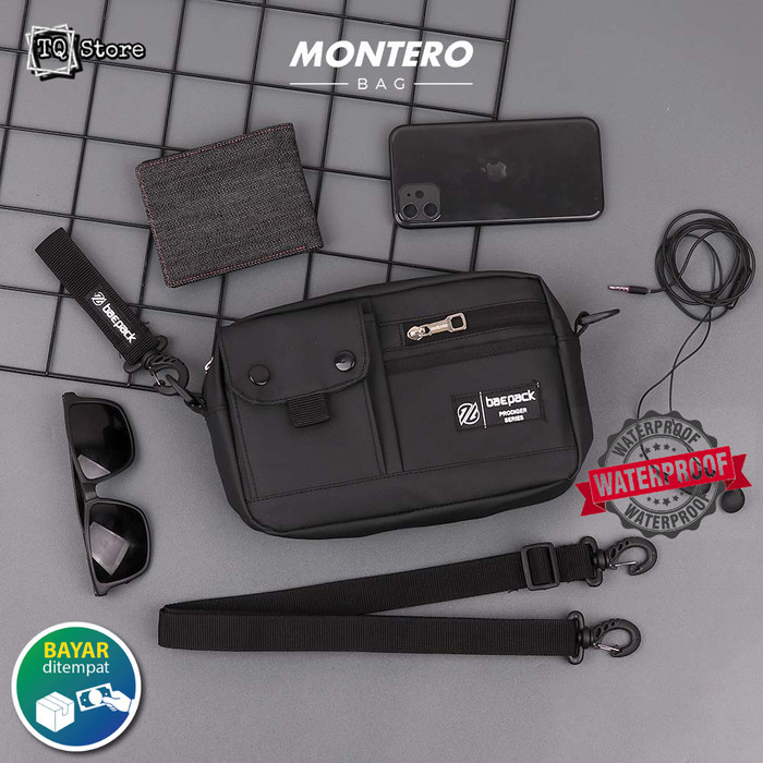 Tas Selempang Pria Anti Air Distro Baepack Slingbag Cowok Waterproof