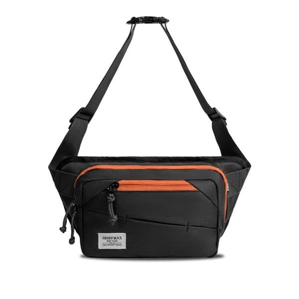 Geoff Max Official - Midlife Black Orange Tas Selempang