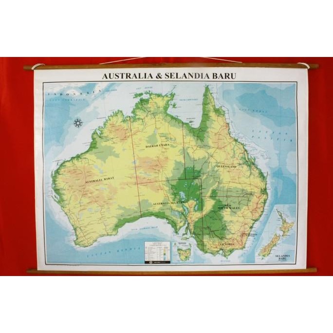 

Promo peta AUSTRALIA & SELANDIA BARU (Peta Dinding) COD