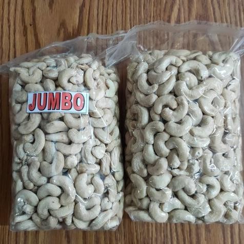 

NEW PRODUK KACANG MEDE MENTAH JUMBO 1KG BIG CASHEW UTUH PILIHAN !!!!!