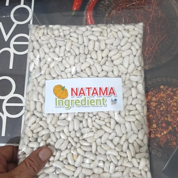 

NEW PRODUK CANNELLINE BEAN/ KACANG CANNELLINI BEAN/WHITE KIDNEY BEAN- 500 GRAM !!!!!