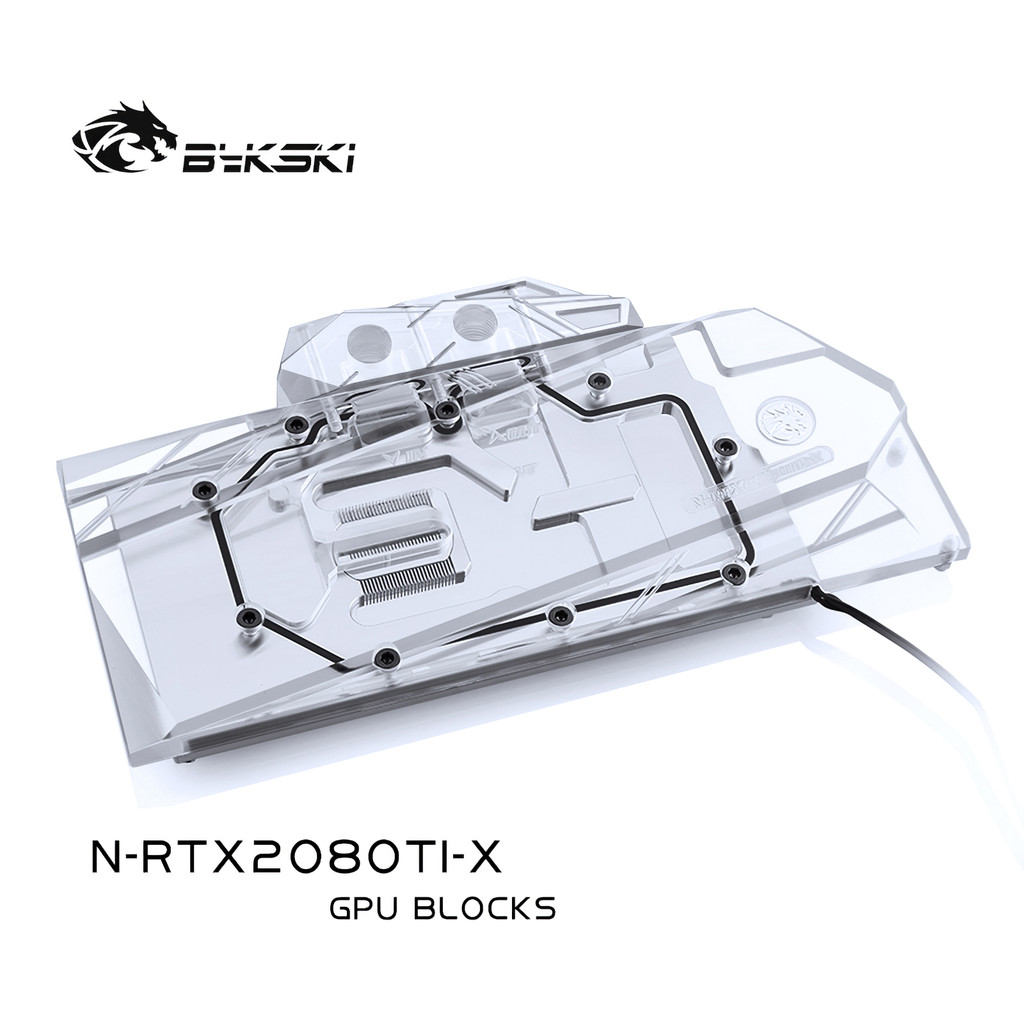 TZT N-RTX2080TI-X GPU Water Cooling Block for Founders RTX 2080Ti 2080